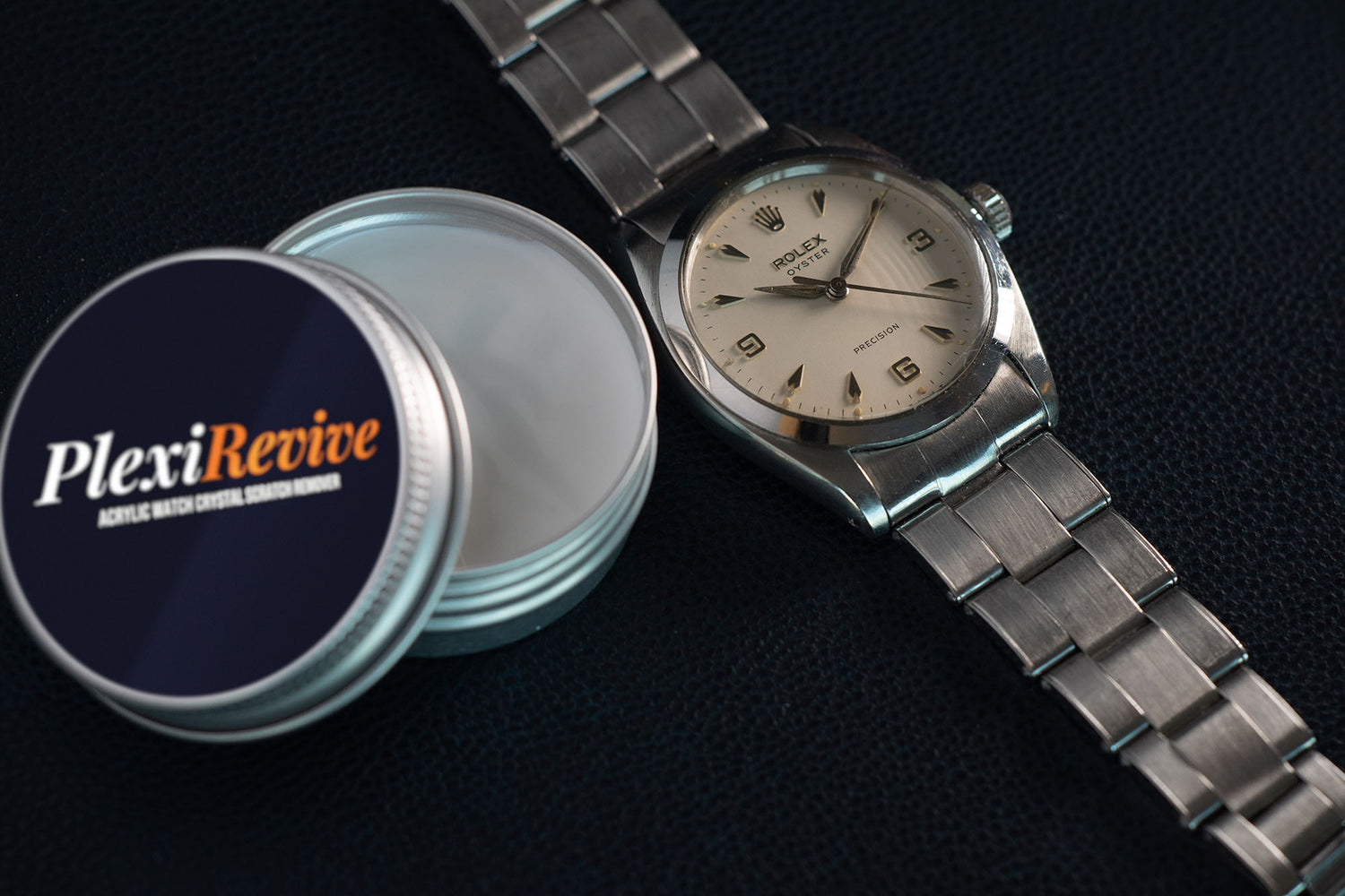 Rolex polished by PlexiRevive